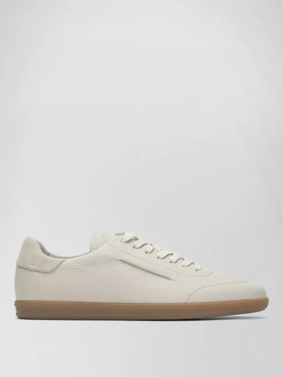 Zegna leather low-top sneakers