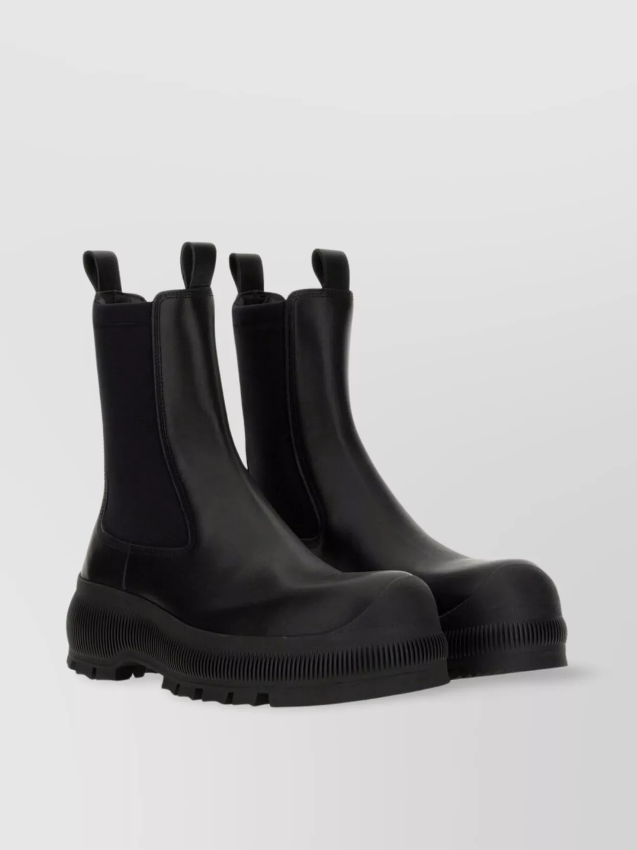 Jil Sander Chunky Sole Ankle Length Chelsea Boot