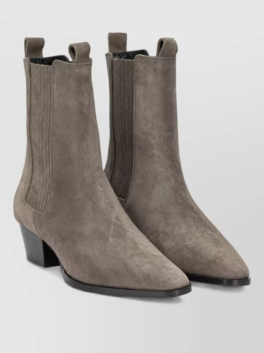 Aeyde suede leather ankle boots