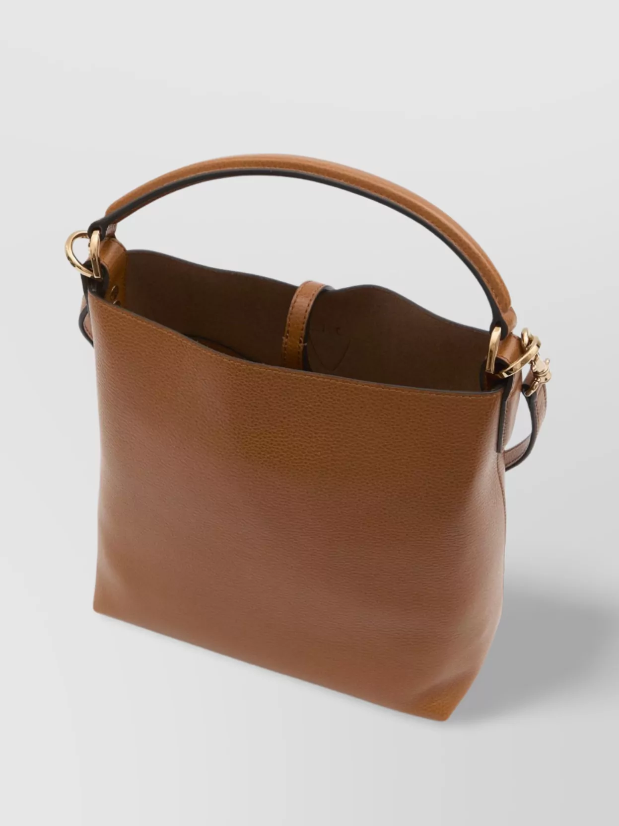 Tod's Grained Leather Tote Bag With Adjustable Strap