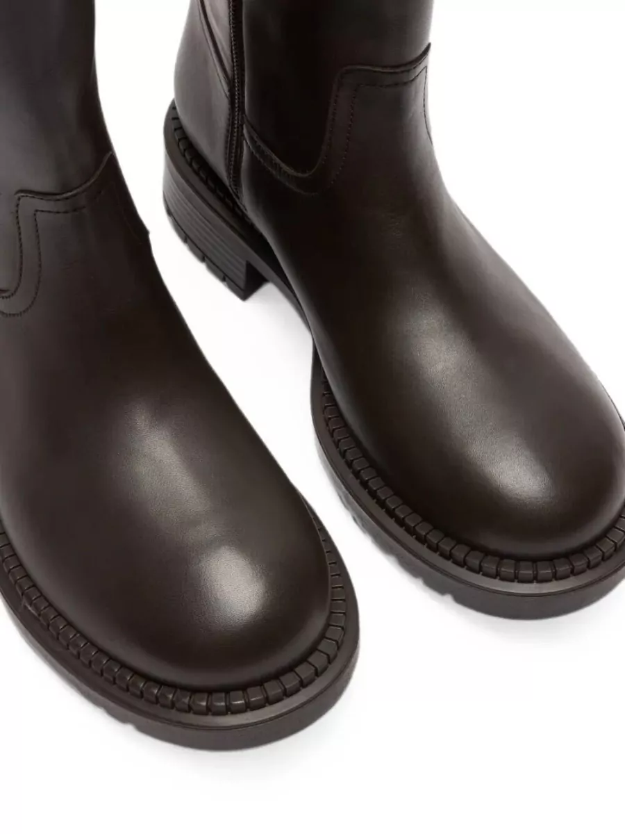 Casadei Leather Knee Boots