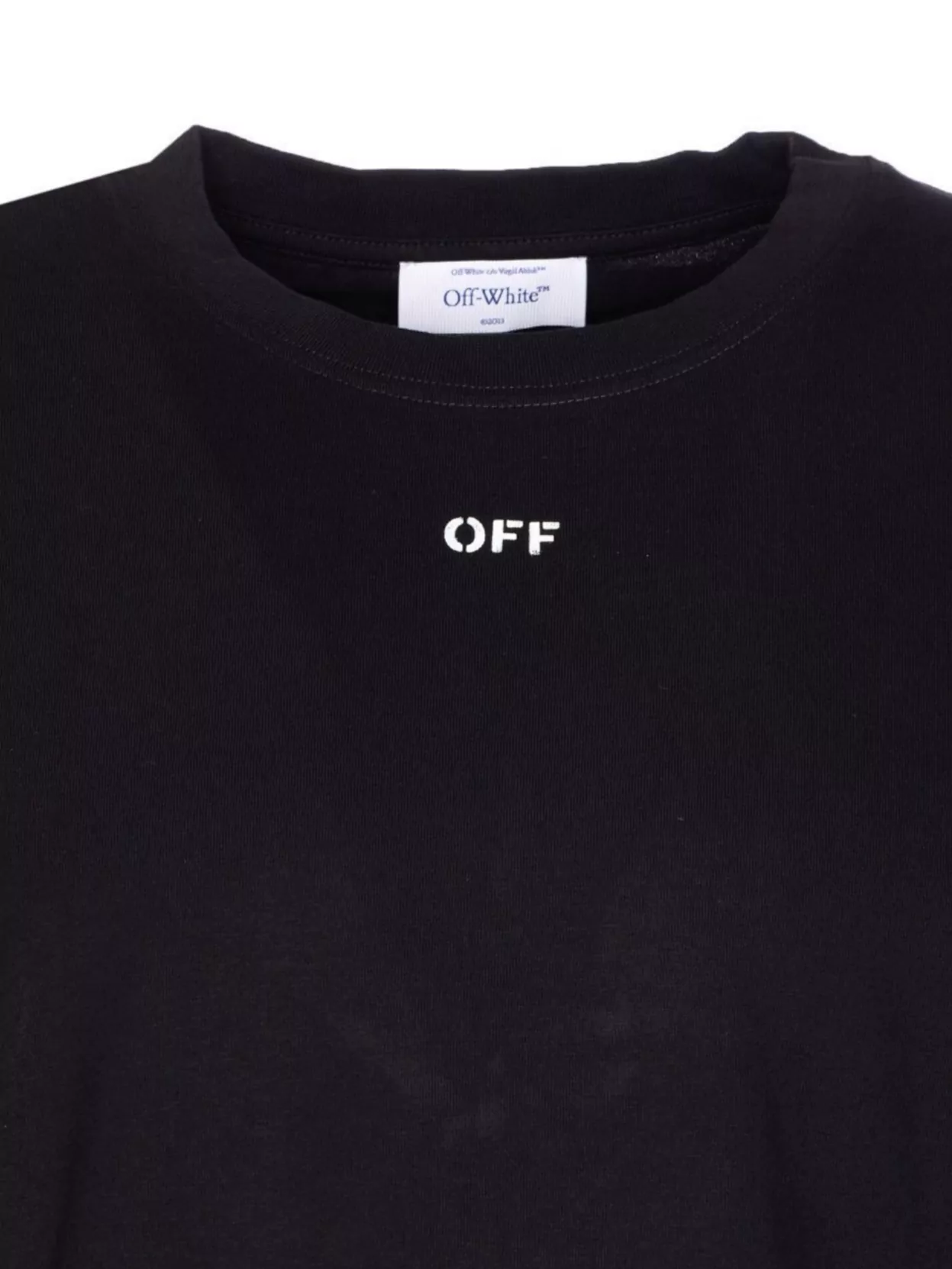 Off-white Graphic Brush Arrow Print T-shirt And Vest In Black