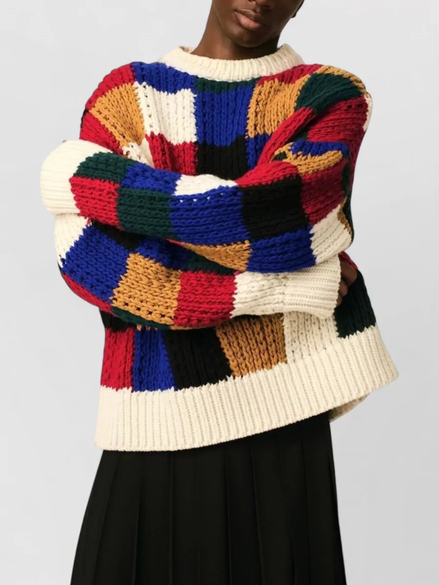 Ami Paris Wool Crewneck T-Shirt