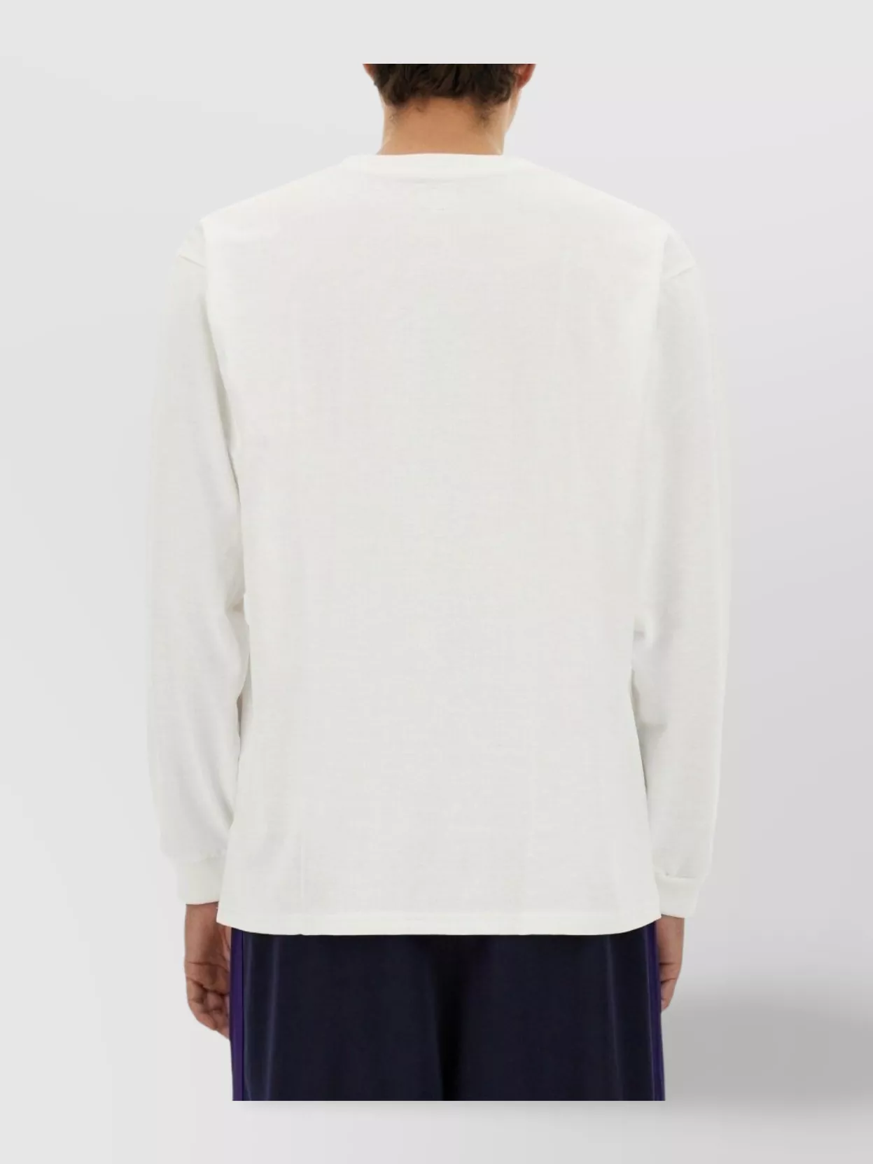 Shop Needles Logo Chest Pocket Long Sleeves Ribbed Cuffs
