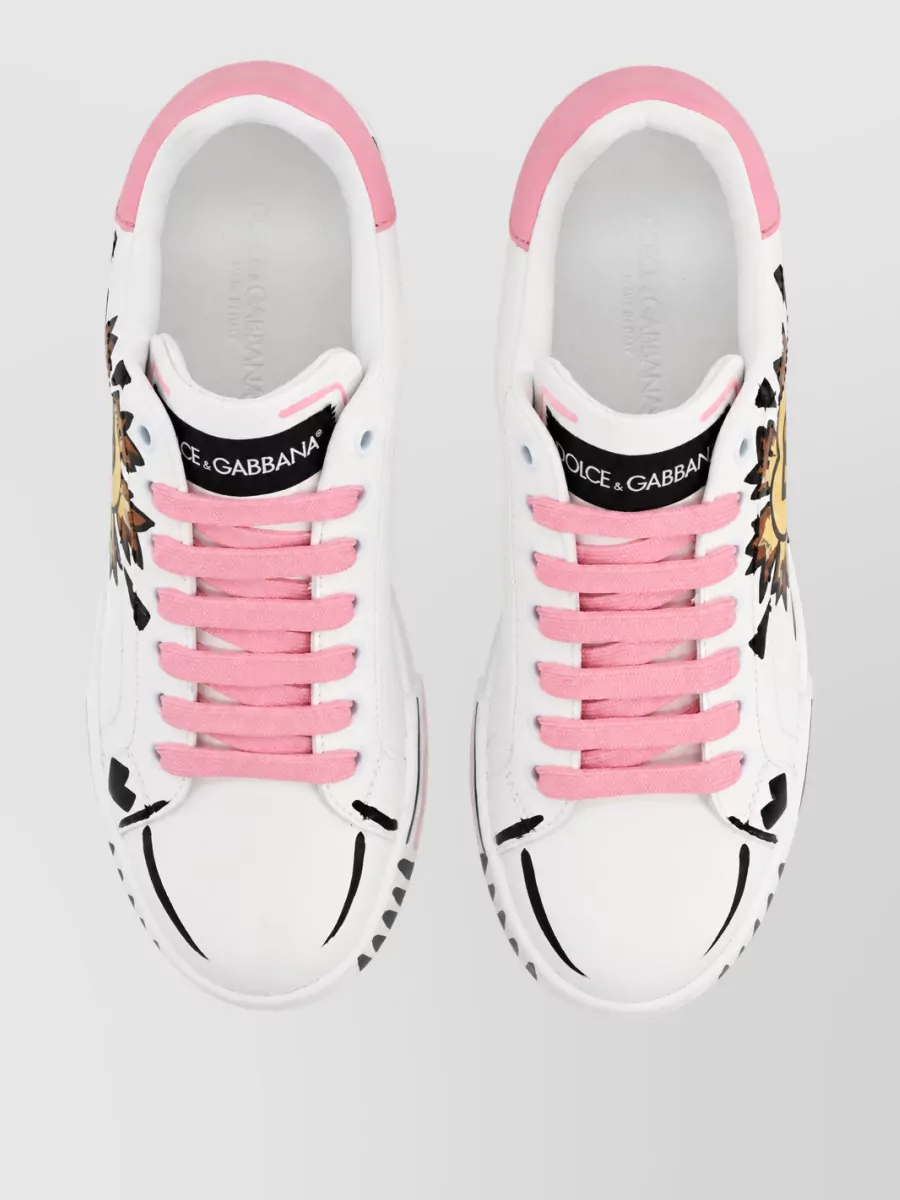 Dolce&Gabbana Portofino Sneaker Casual Style Rubber Sole