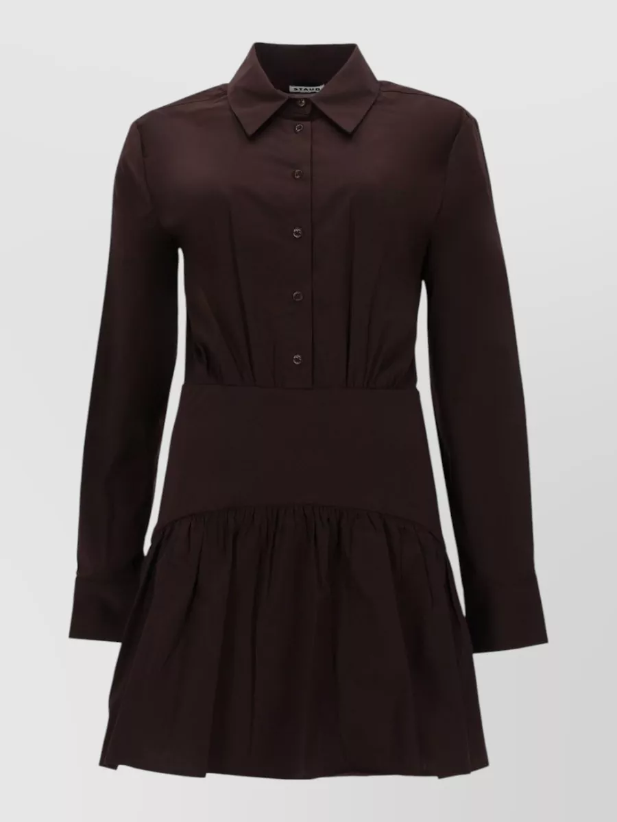 Staud cotton mini dress