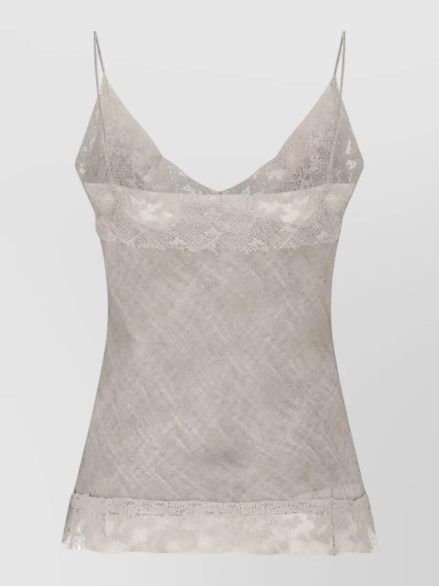 Ermanno Scervino Silk Long-Sleeve Nightdress