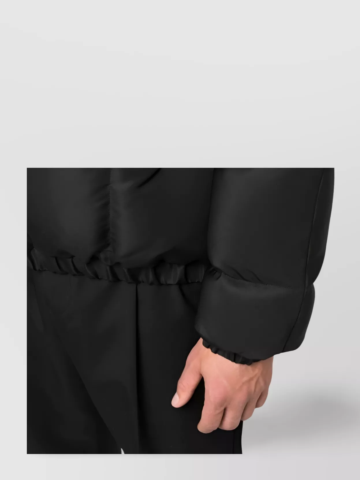 Alexander Mcqueen Quilted Logo Jacket With Elasticated Cuffs