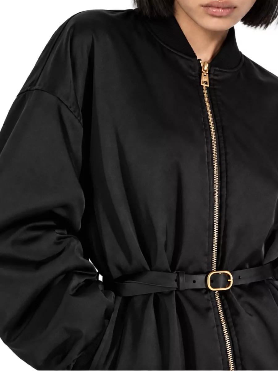 Elisabetta Franchi Belted Oversized Coat