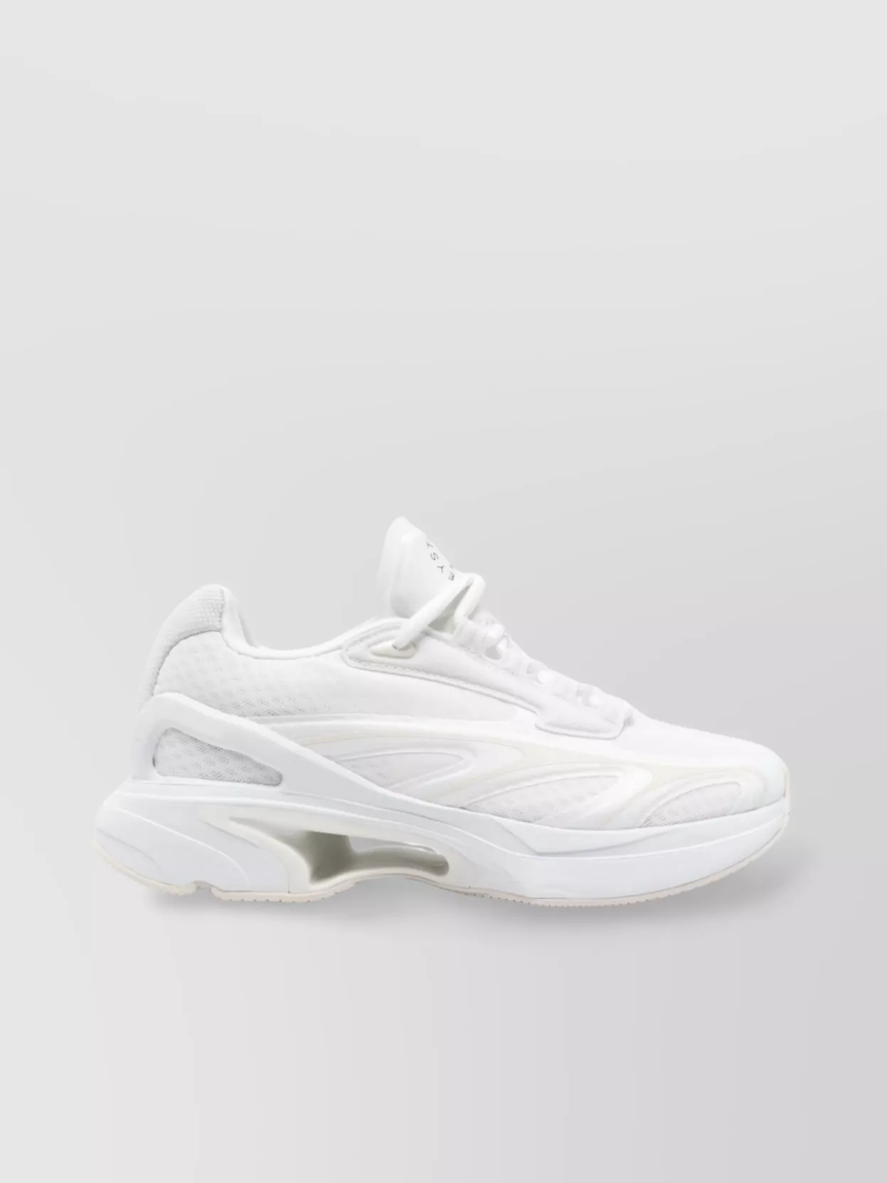 Adidas By Stella Mccartney Almond Toe Mesh Panels Rubber Sole Sneakers