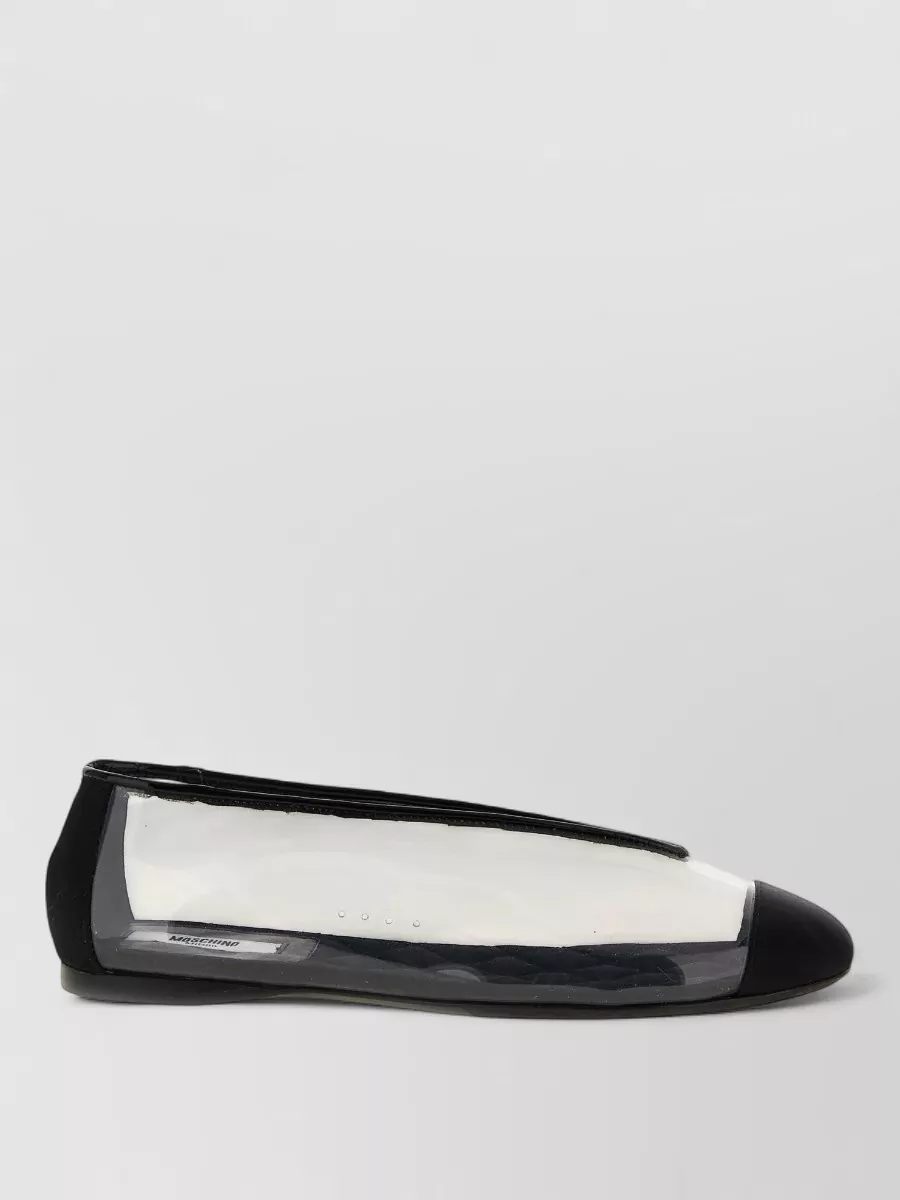 Moschino Pvc Ballerina Flats