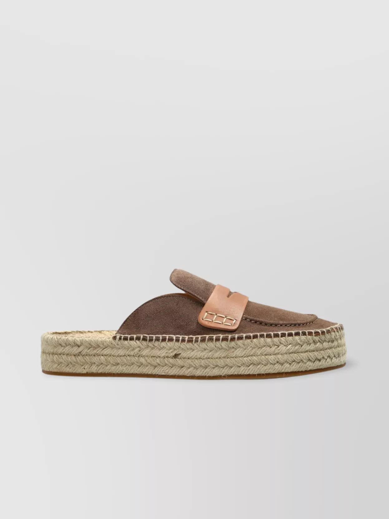 Jw Anderson Suede Loafers Espadrille Sole