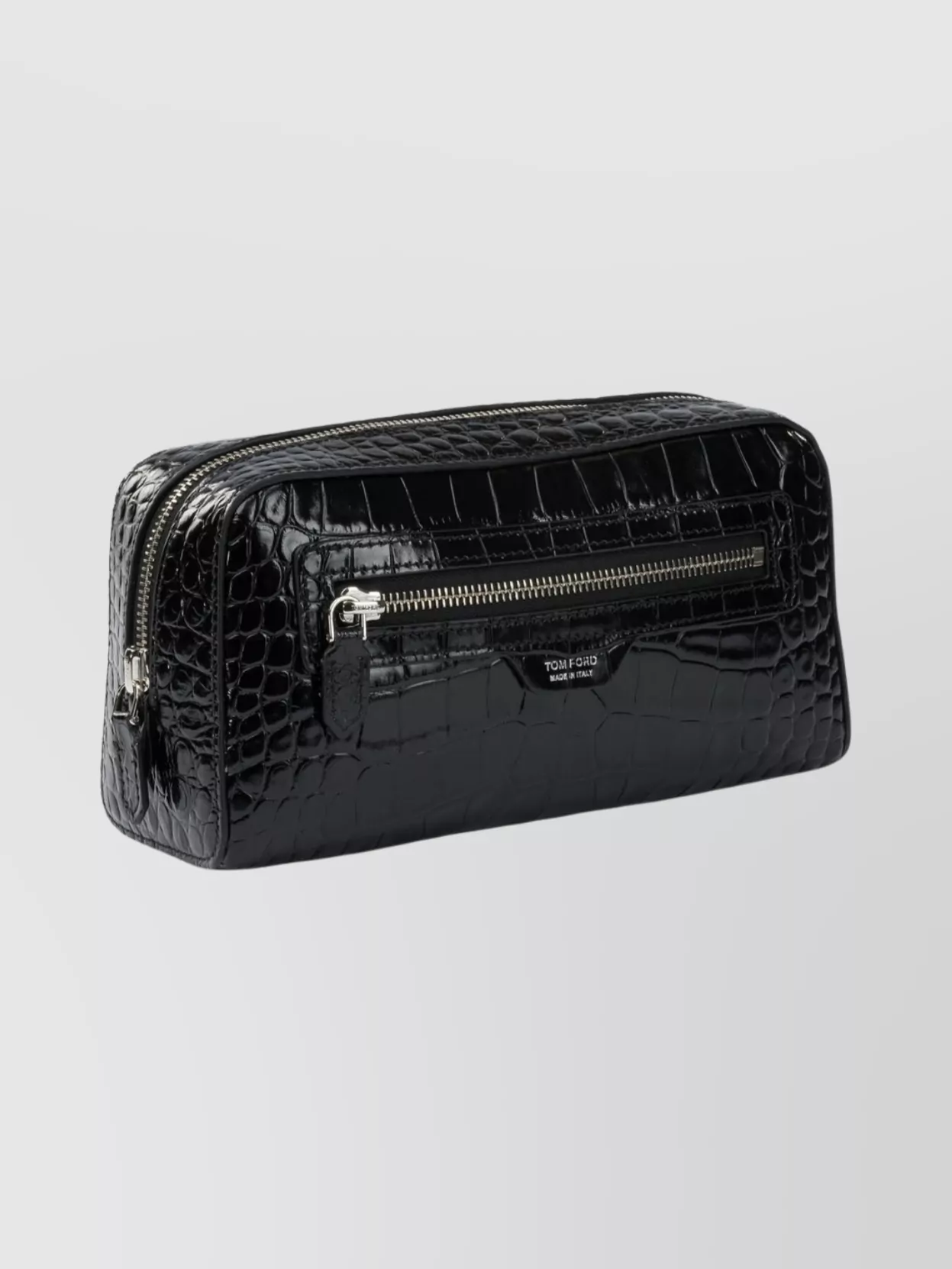 Tom Ford Crocodile Texture Leather Clutch Bag