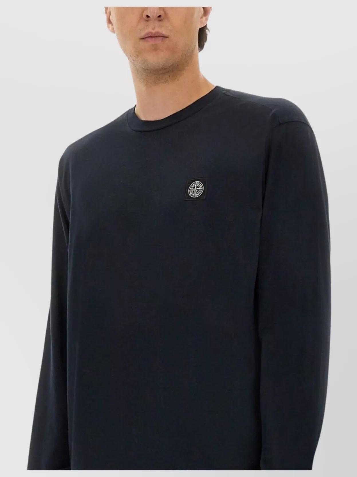 Stone Island Crew Neck Long Sleeves T-Shirt