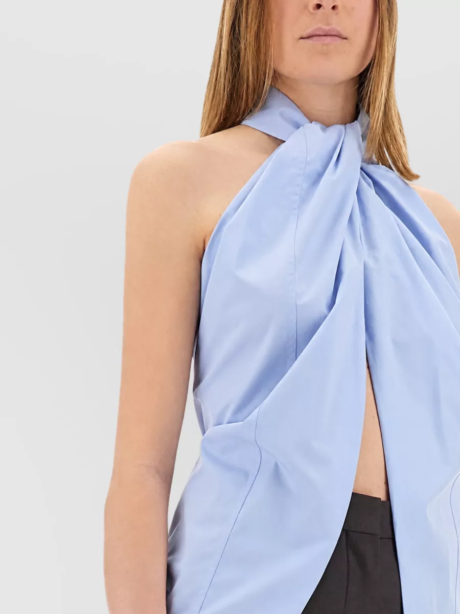 Stella Mccartney Cotton Sleeveless Paneled Blouse