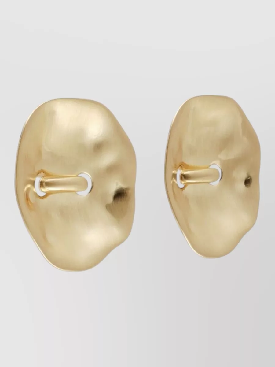 Cult Gaia brass-plated hoop earrings