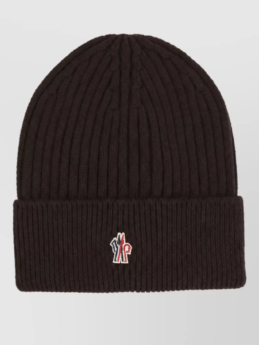 Moncler Grenoble Ribbed Wool Beanie