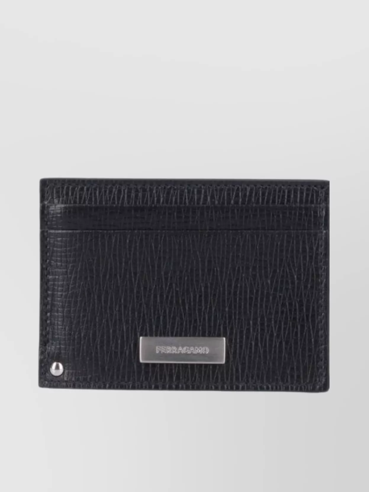 Ferragamo Bi-Fold Textured Finish Wallets