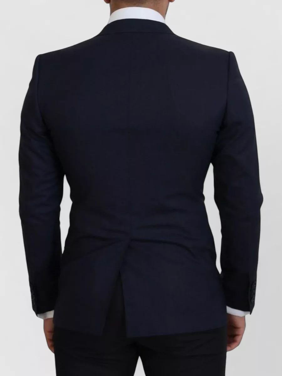 Dolce&Gabbana Wool Silk Slim-Fit Blazer