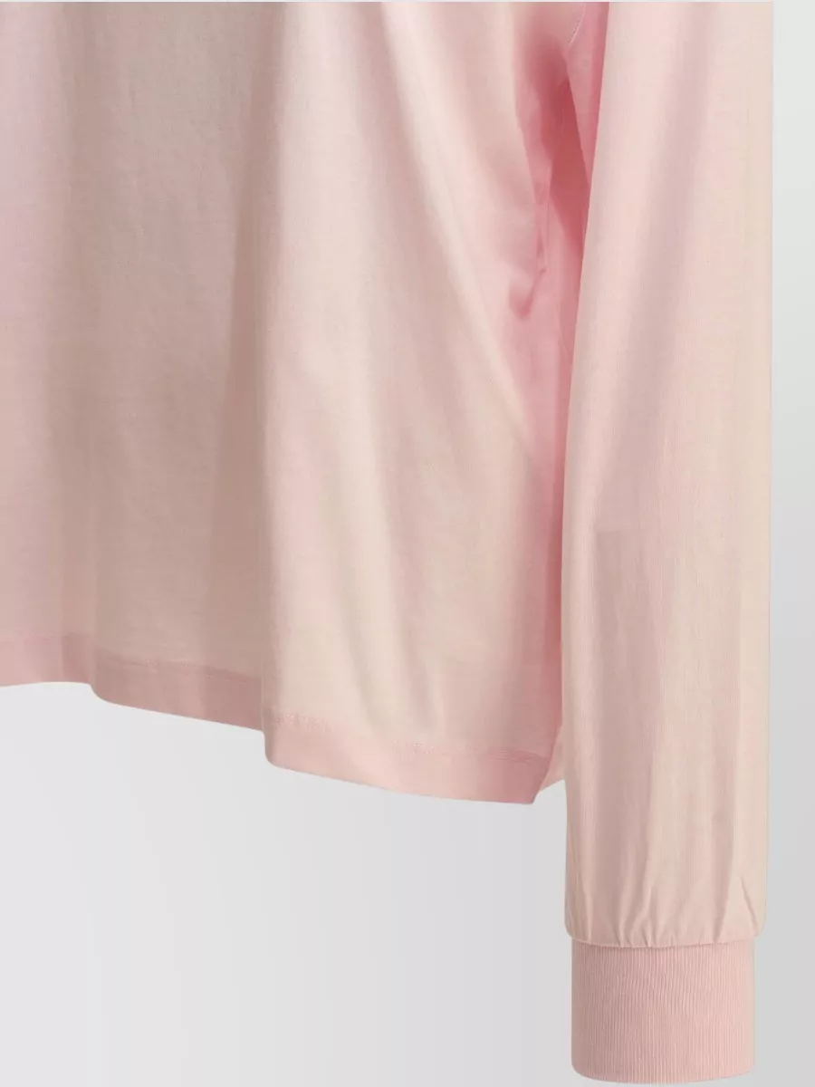 Ganni Cotton Crew-Neck T-Shirt