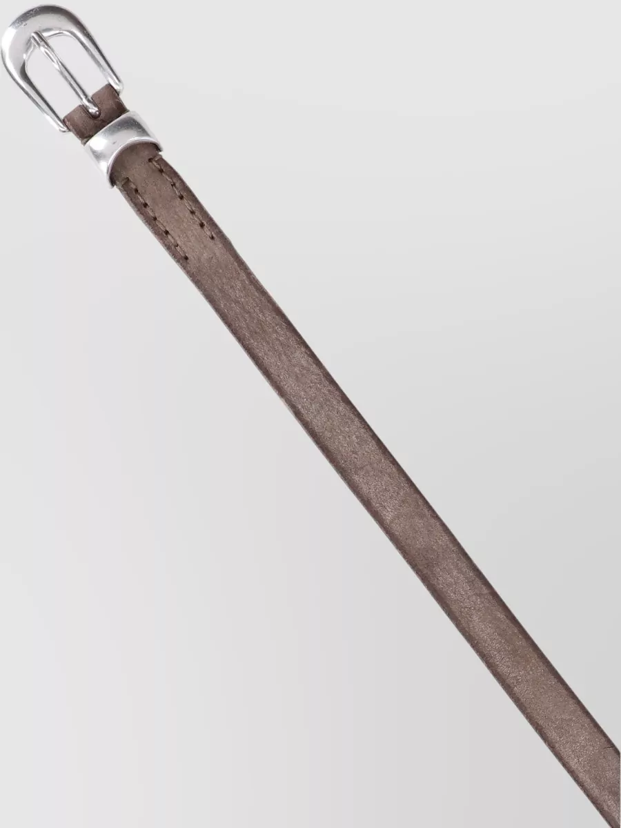 Our Legacy Leather Slim Belt