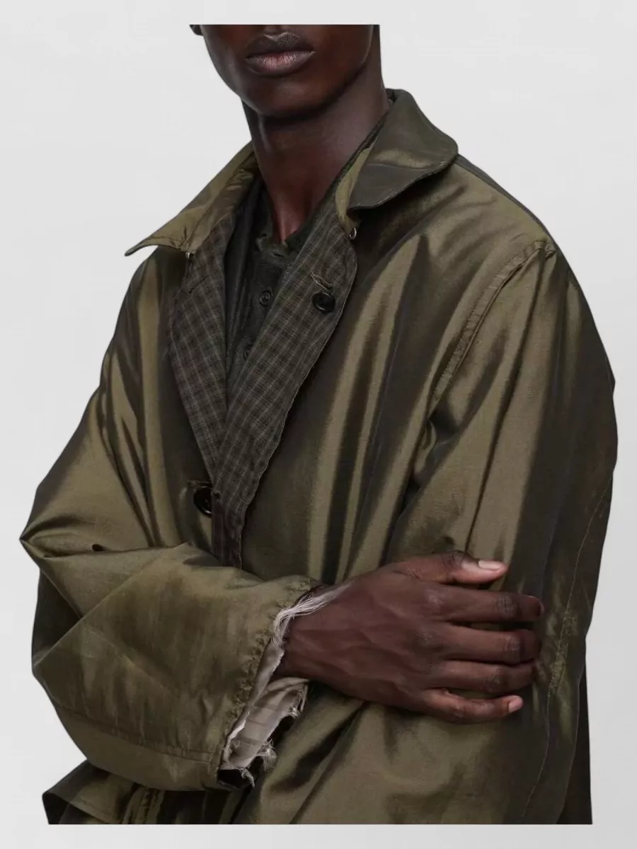 Maison Margiela Checked Trench Coat