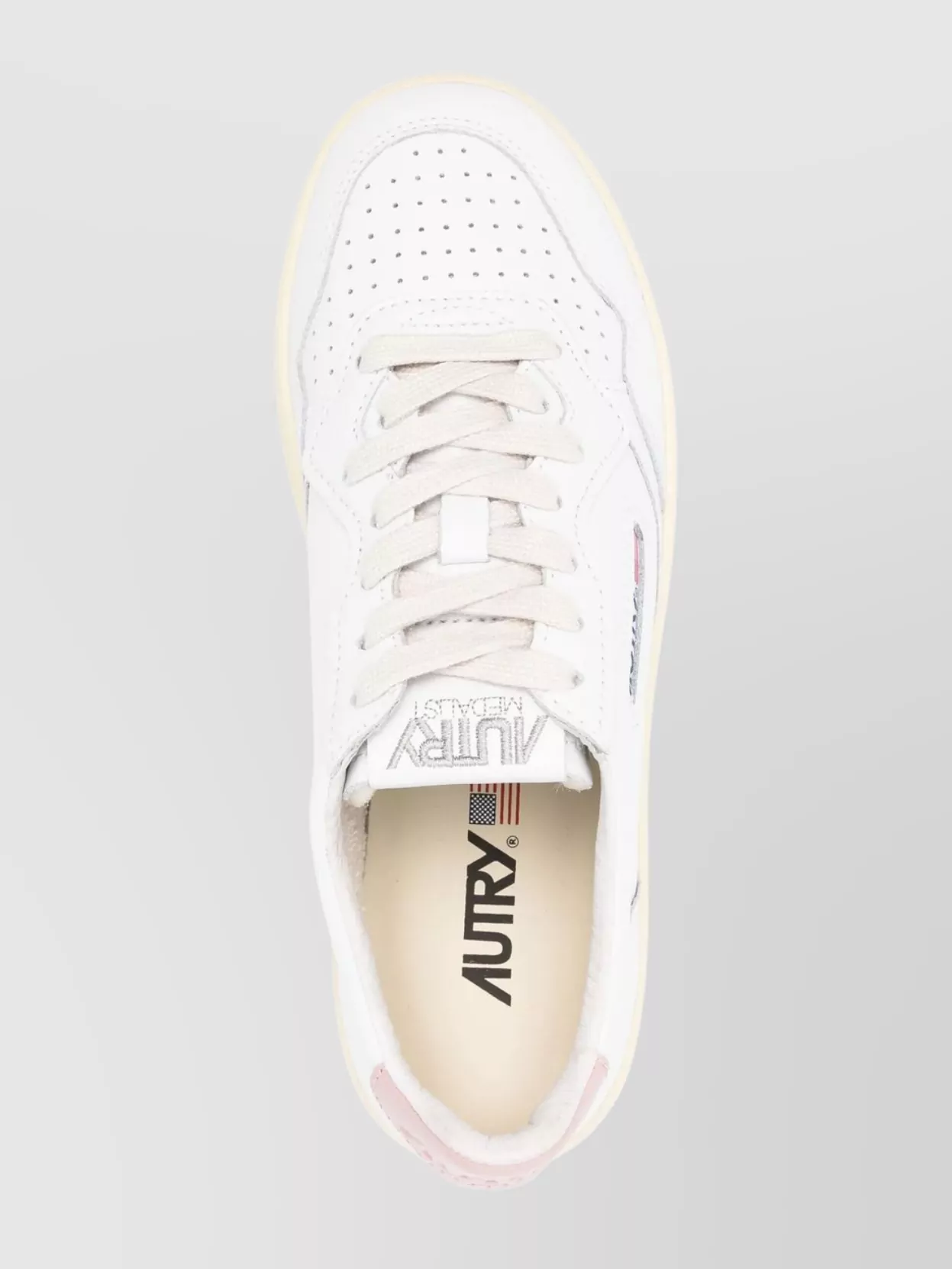 Autry Platform Sneakers Featuring Perforated Design