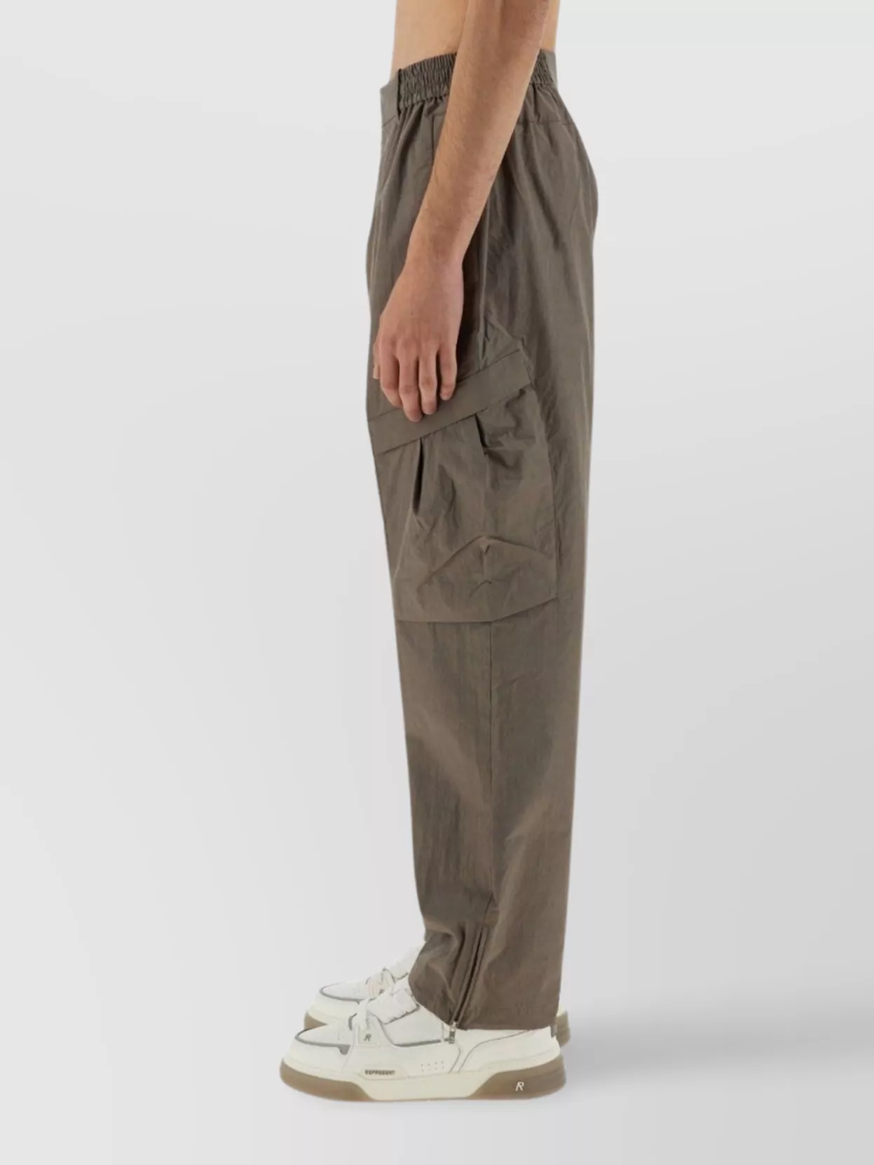 Shop Represent Tech Cargo Pants Featuring Ankle Zippers