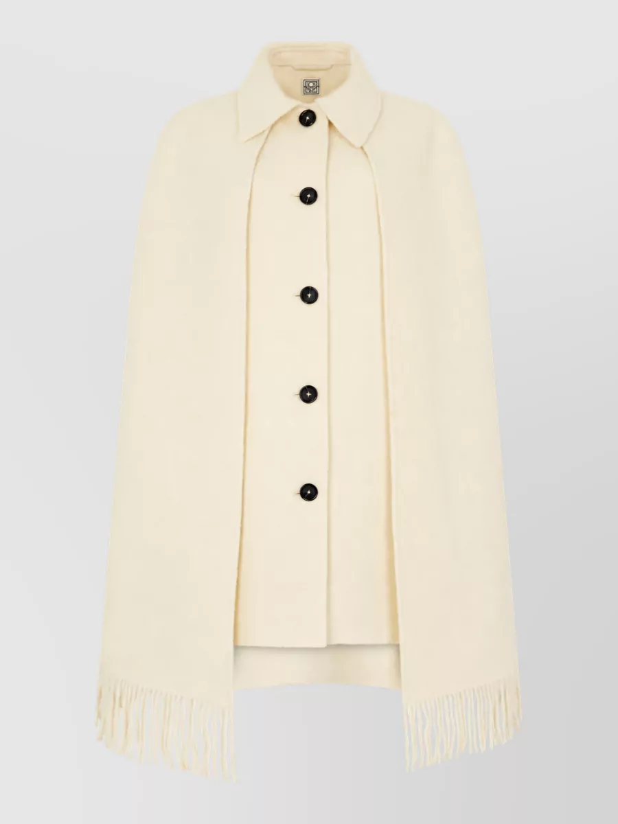 Totême Wool cape coat