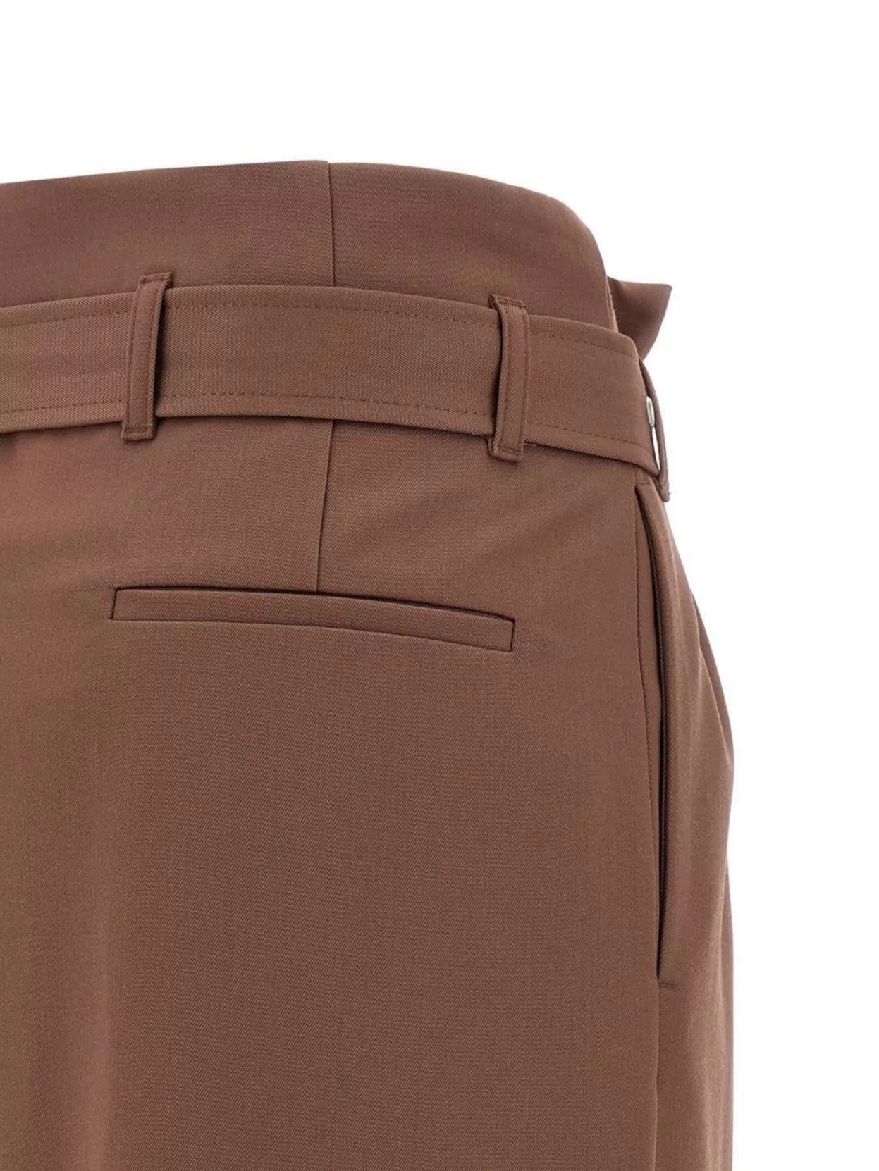 Shop Dries Van Noten Waist Belt Skirt With Slit And Pleats