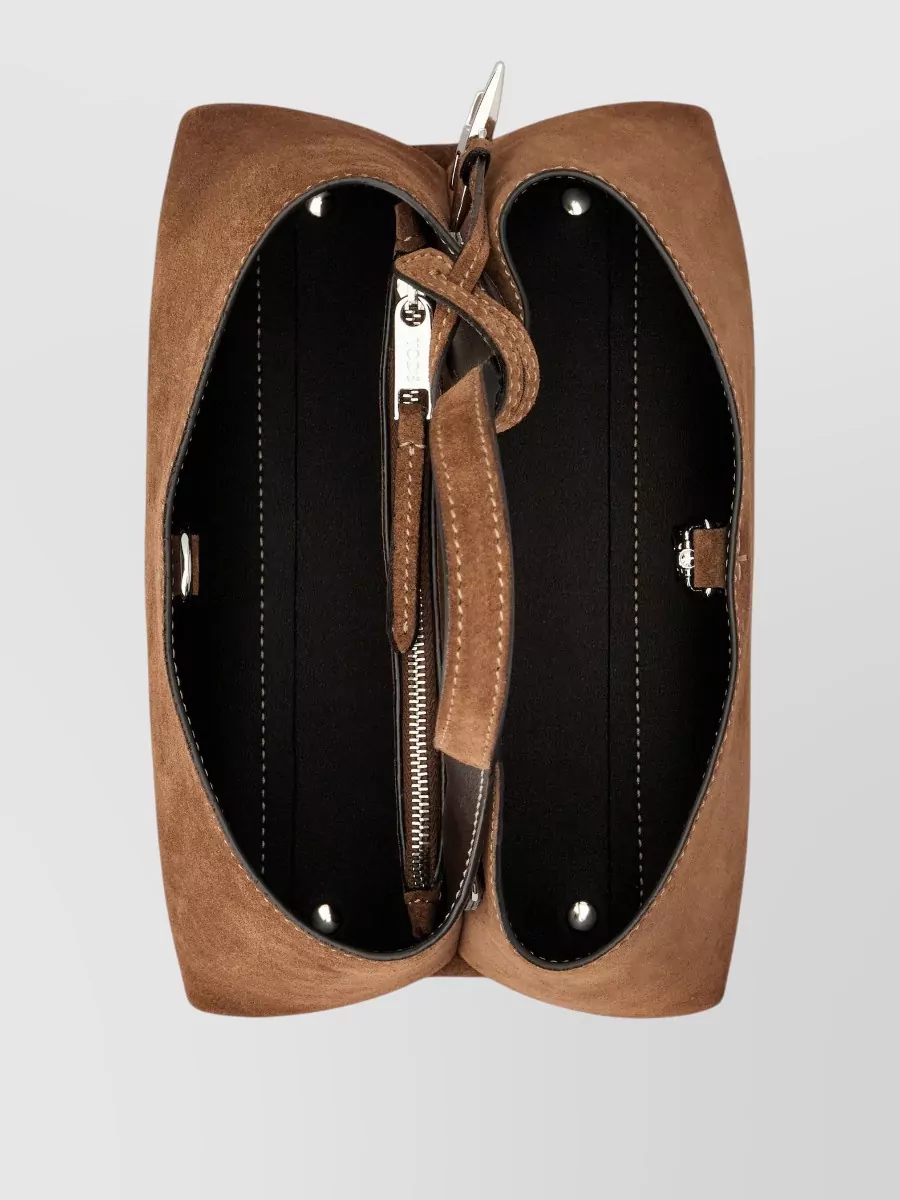 Tod's T Timeless Micro Leather Tote Bag