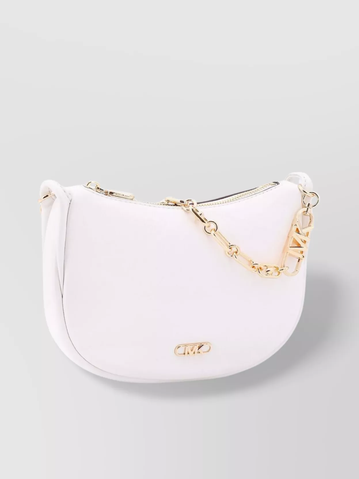 Michael Kors Kendall Leather Shoulder Bag With Frontal Monogram