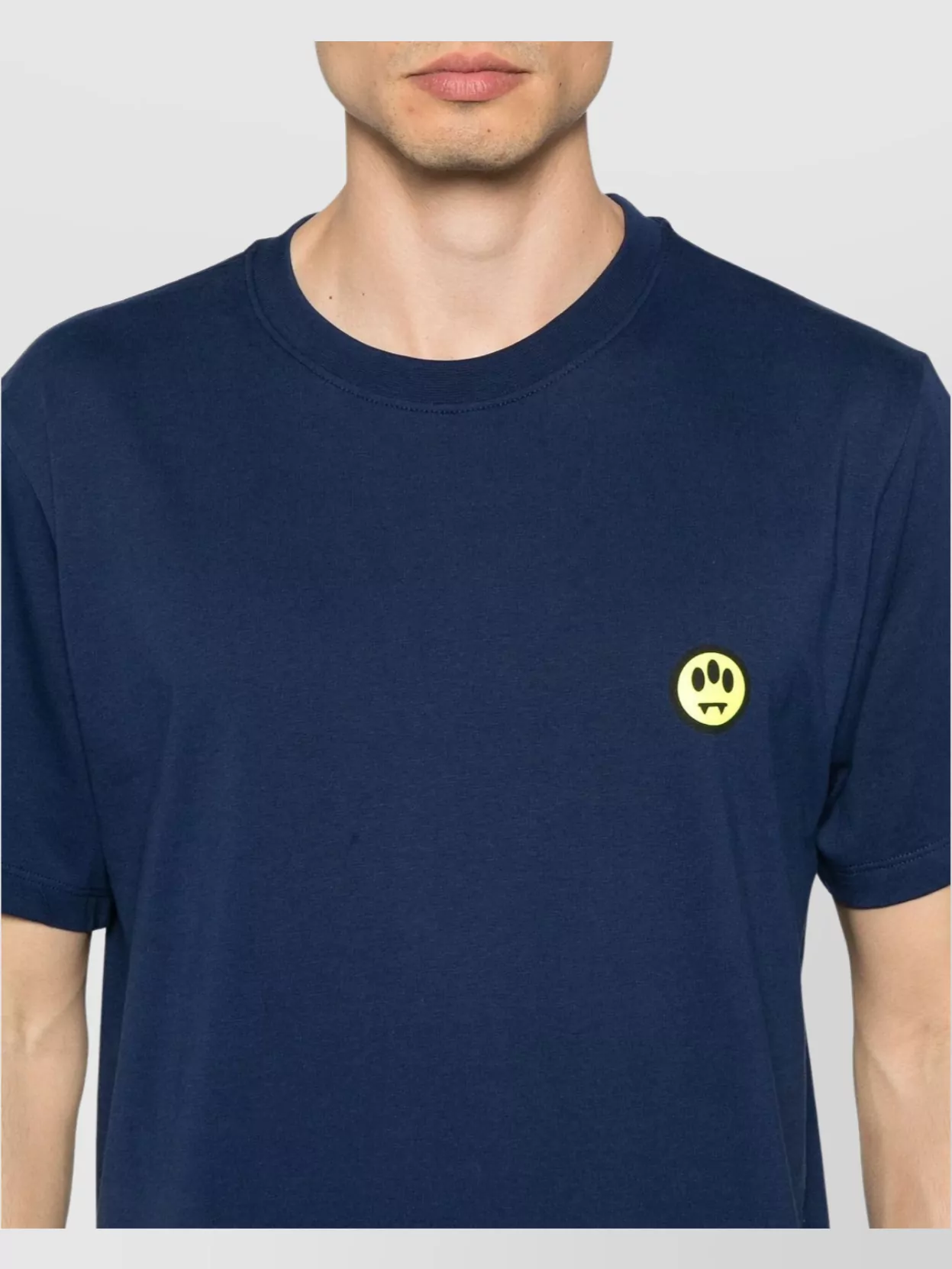 Barrow Smile Graphic Unisex T-Shirt With Iridescent Detail