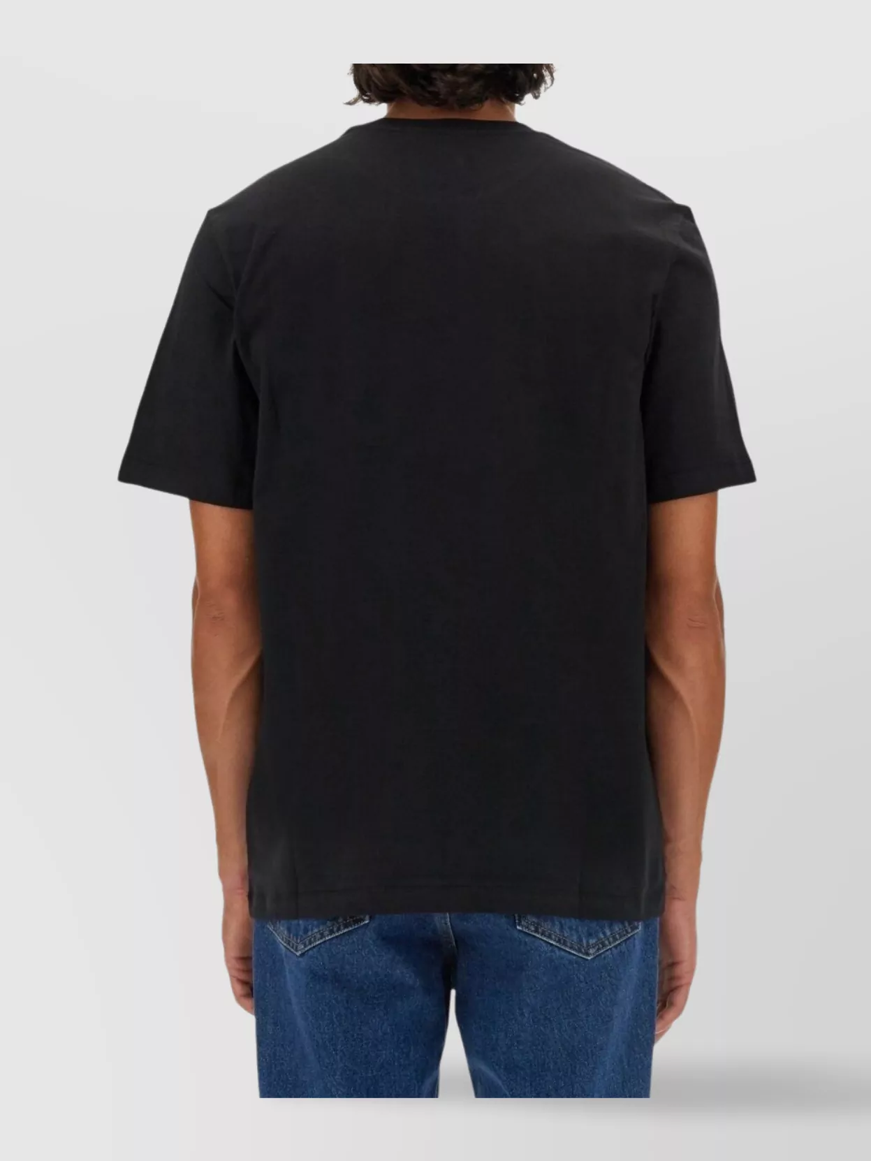 Msgm Logo Box Crew Neck T-Shirt