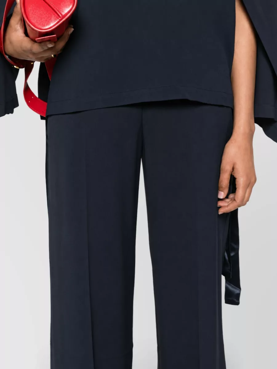 Erika Cavallini Cady Cropped Wide-Leg Trousers