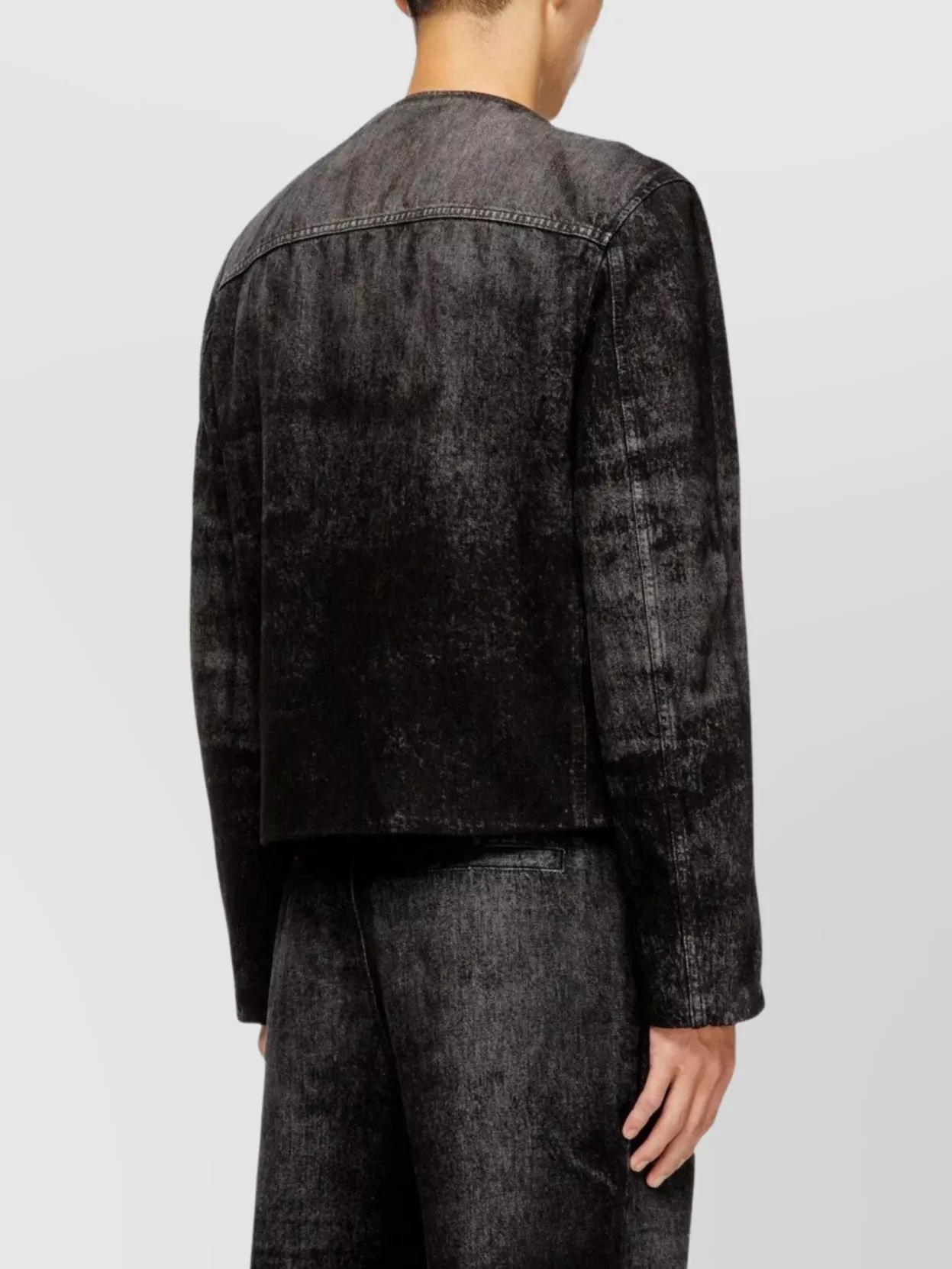 Diesel Denim Jacket With Chest And Flap Pockets