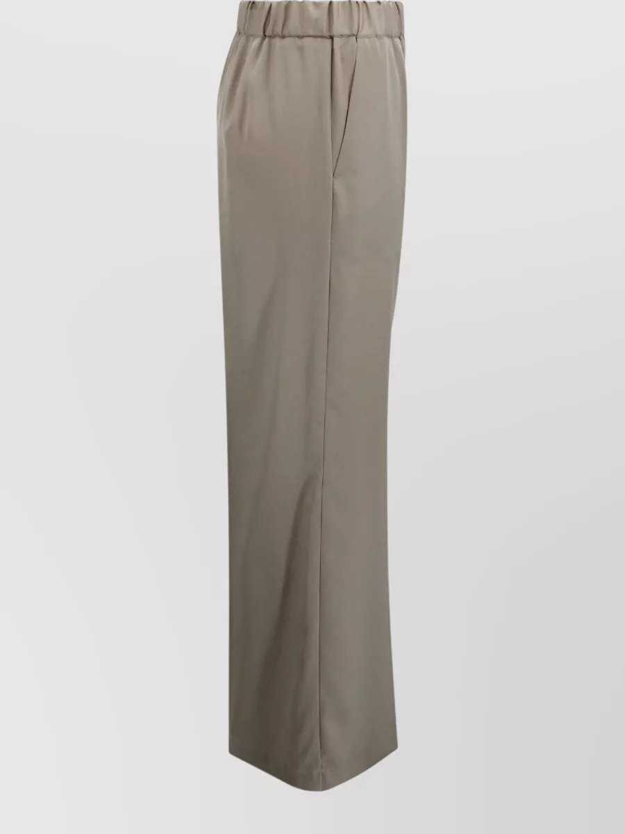 Parosh High-Rise Wide-Leg Palazzo Trousers