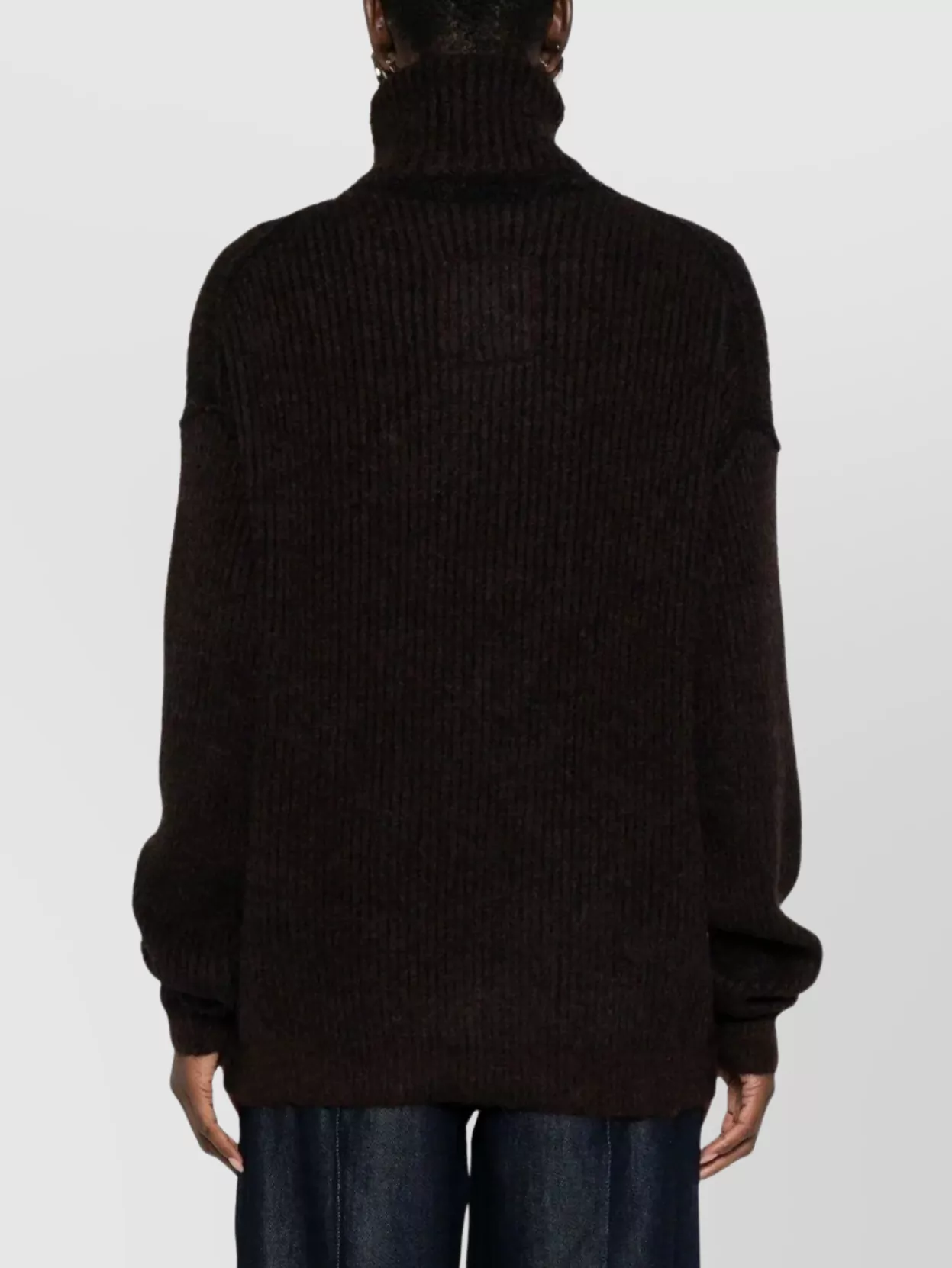 Uma Wang Cozy Turtleneck Knit Top With Long Sleeves