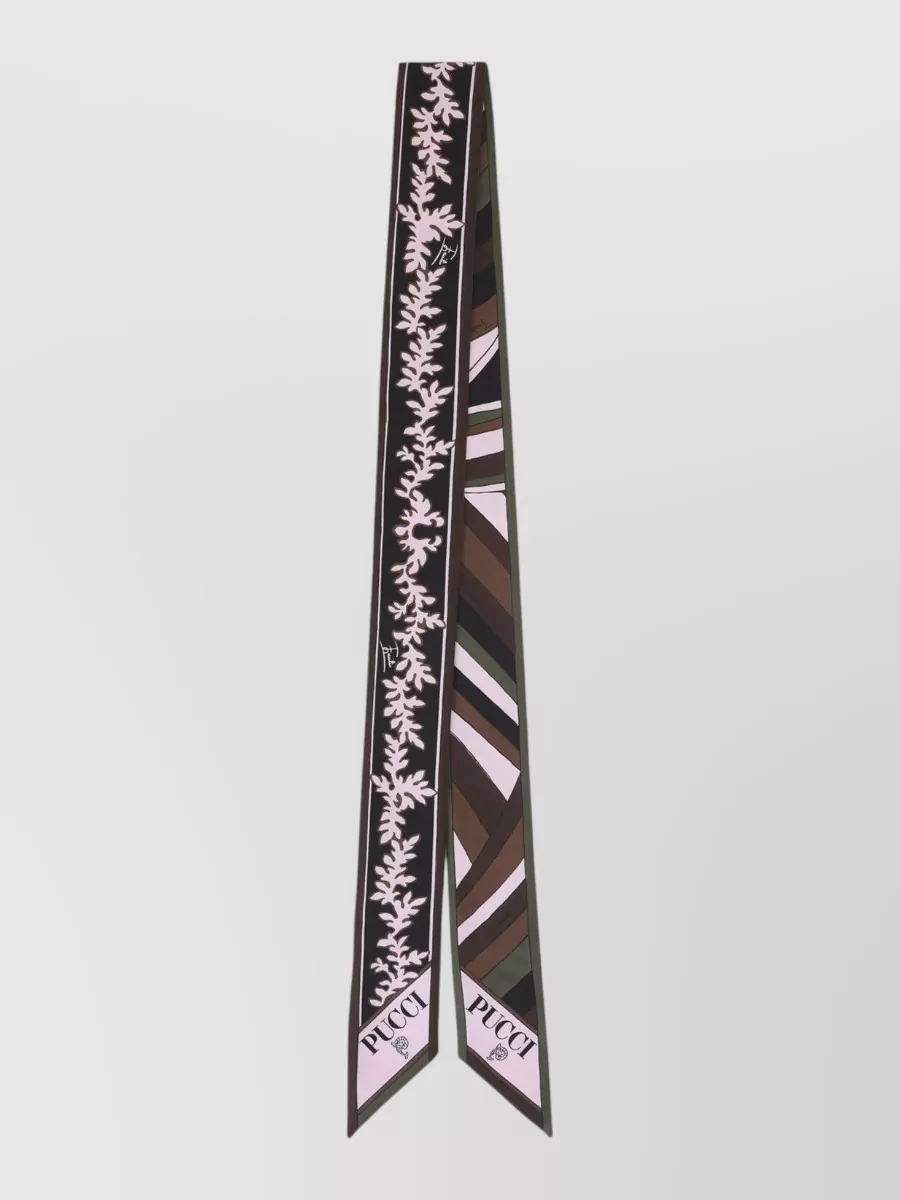 Pucci silk printed scarf