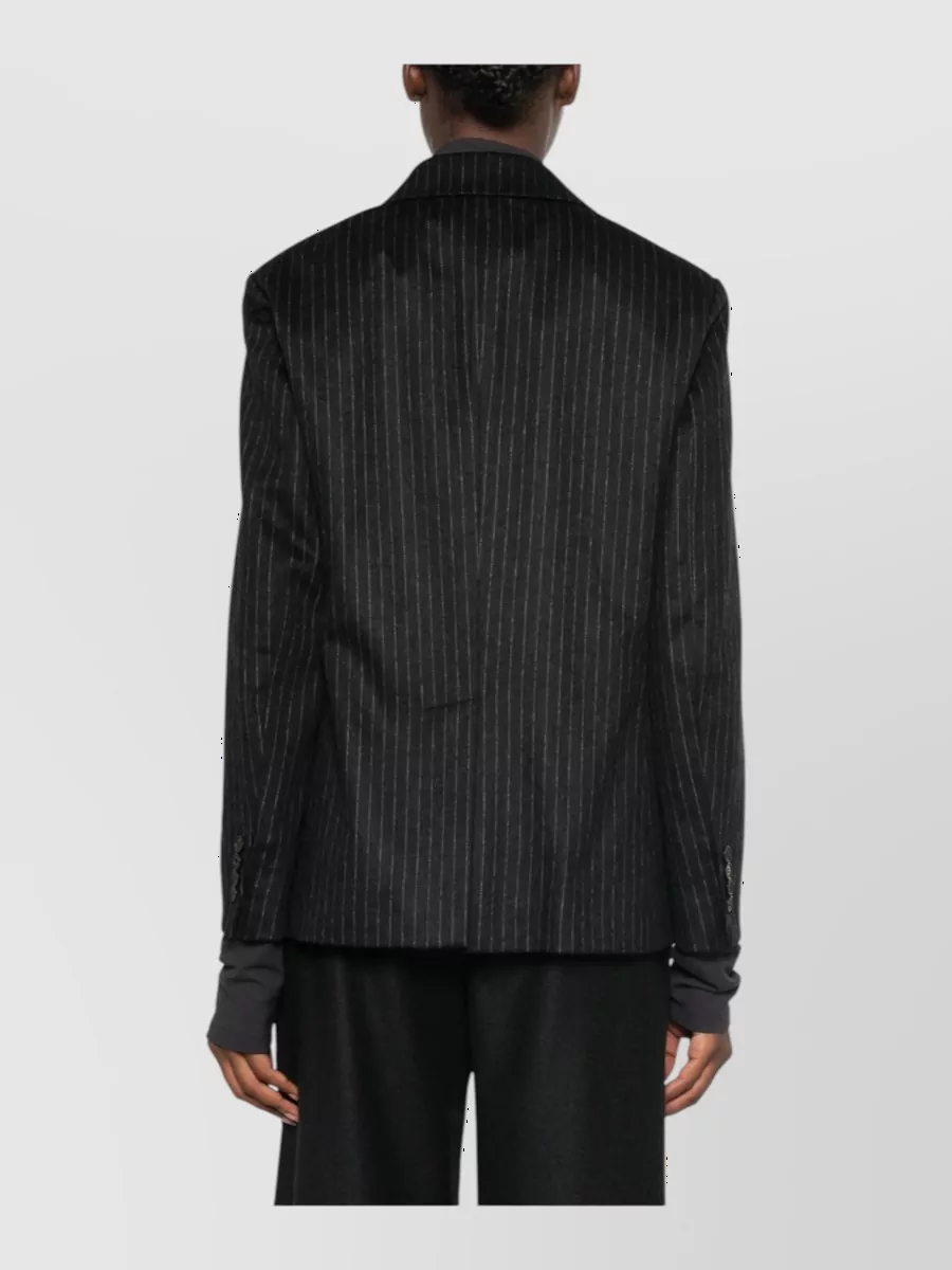 Barena Pinstripe Wool Single-Breasted Blazer