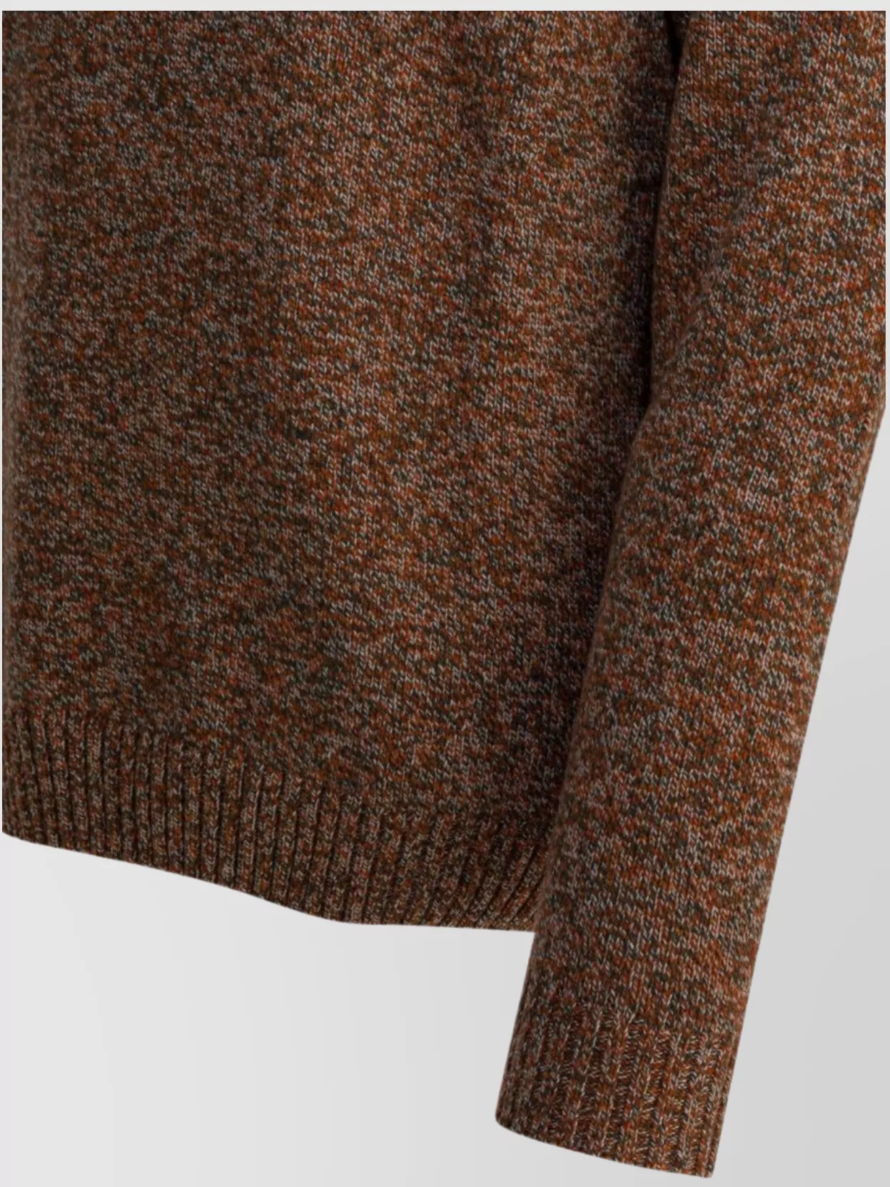 Zanone Textured Knit Crew Neck Long Sleeve Sweater