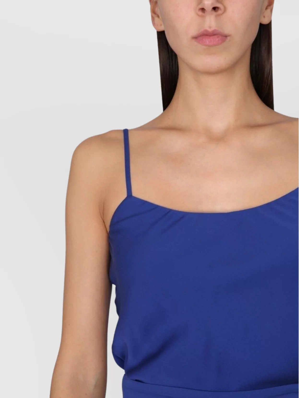 Max Mara Silk Tuxedo Top