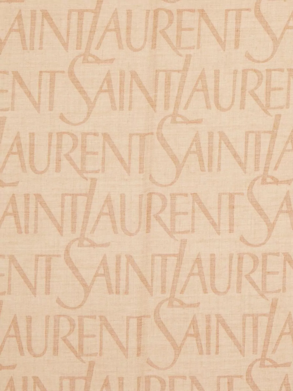 Saint Laurent Embroidered Modal Blend Scarf