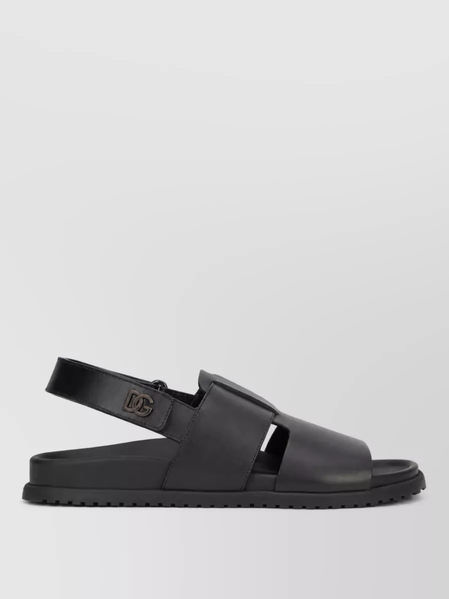 Dolce&Gabbana Leather Slides