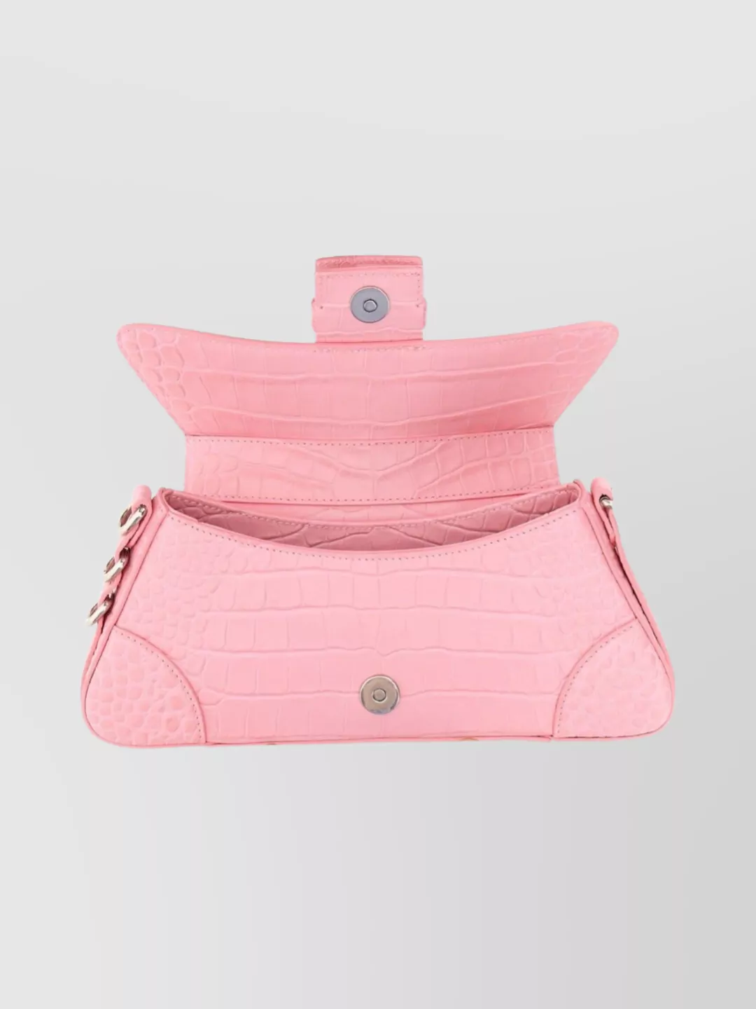 Balenciaga Crocodile Texture Cross-Body Bag