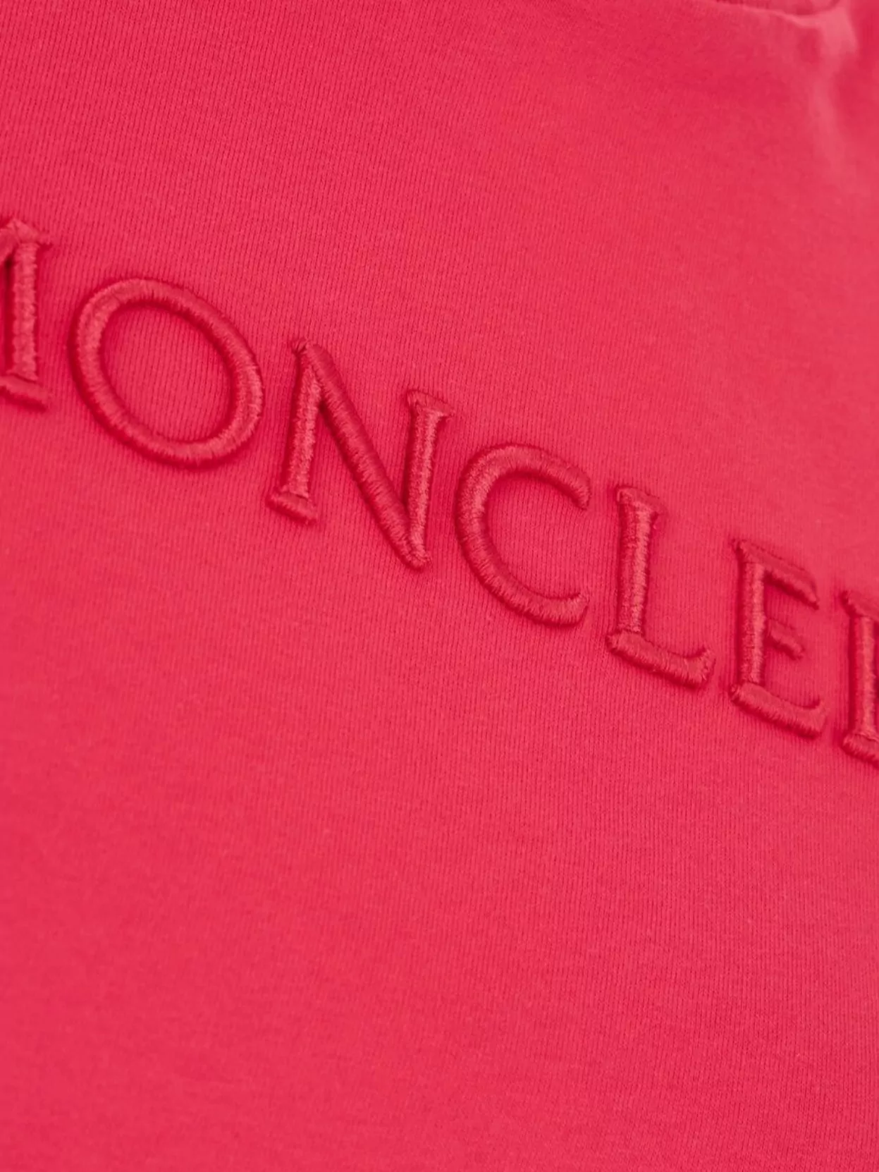 Moncler Crew Neck Short Sleeves Cotton T-Shirt