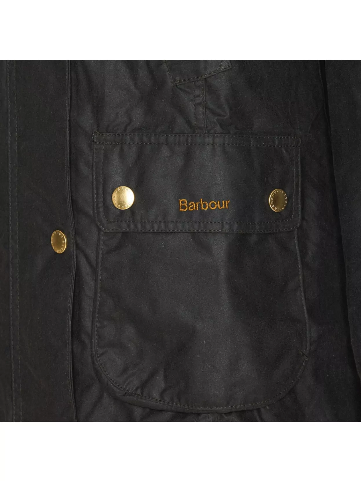 Barbour Modern Beadnell Wax Jacket With Corduroy Collar