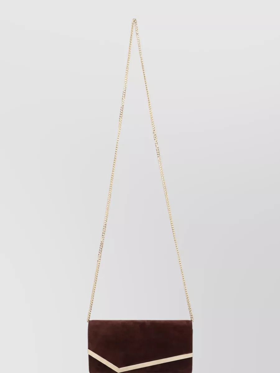 Jimmy Choo Emmie Suede Clutch Bag