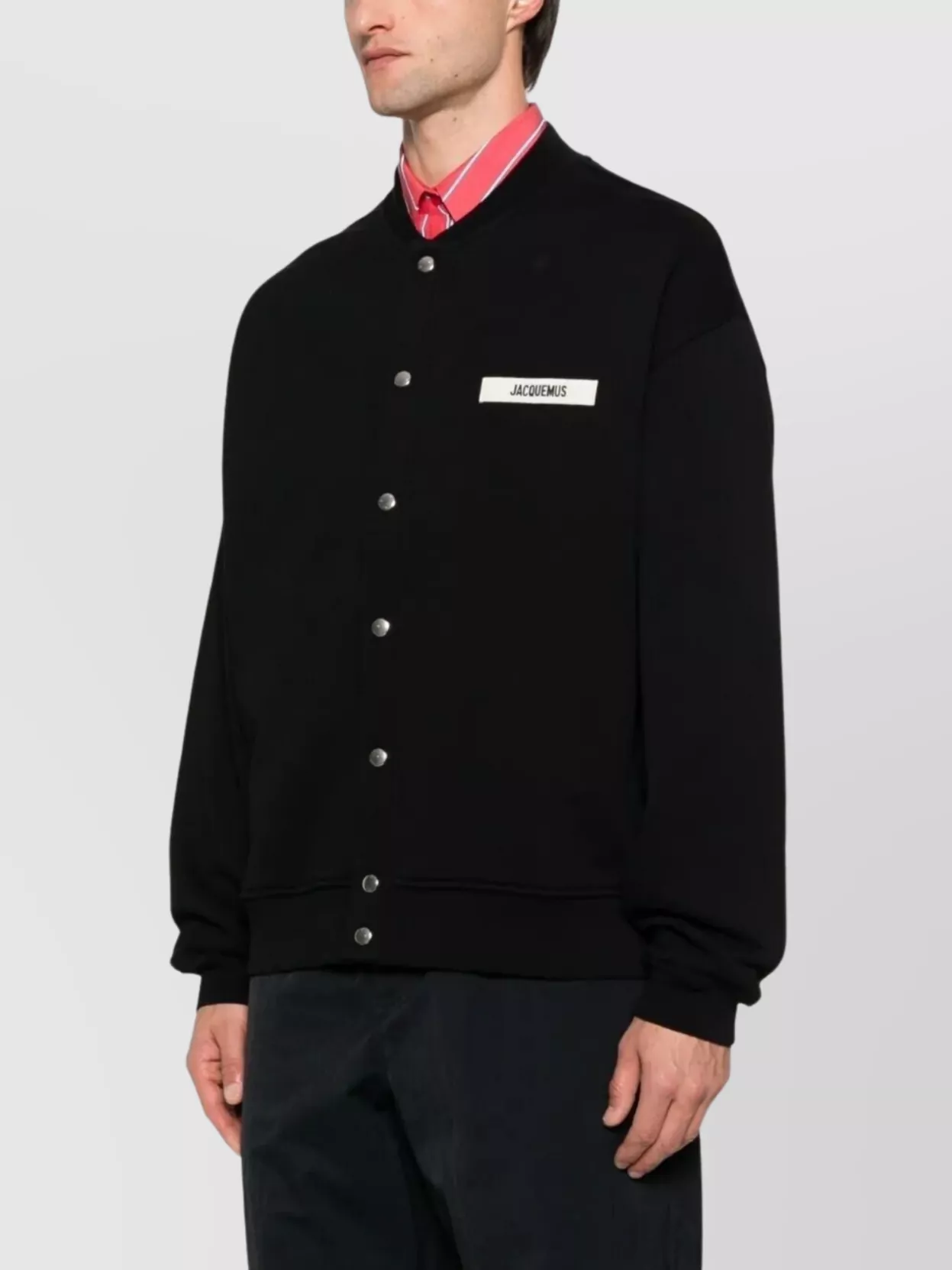 Jacquemus Long Sleeve Ribbed Hem Knit Cardigan