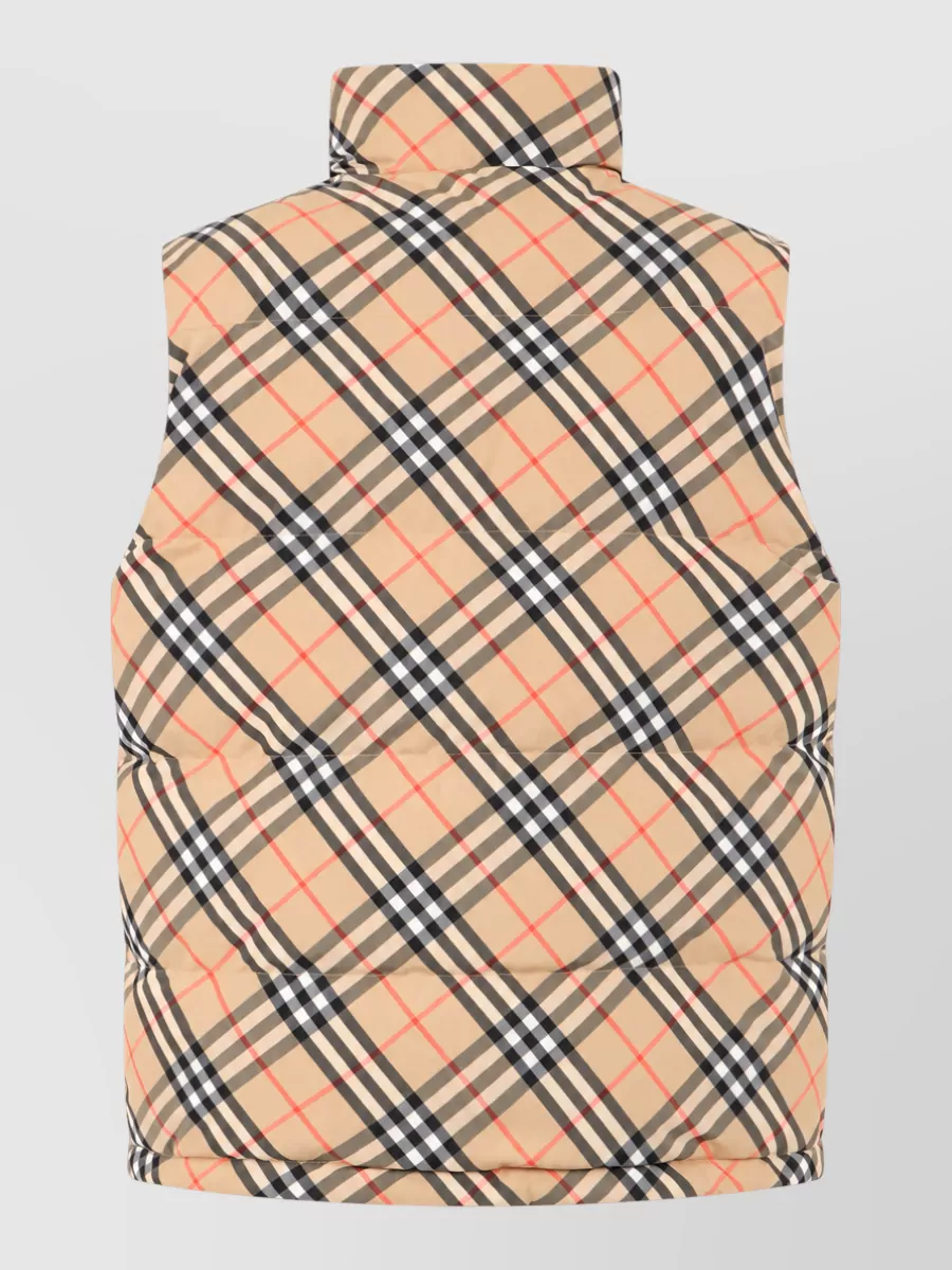 Burberry Quilted Check Padded Vest